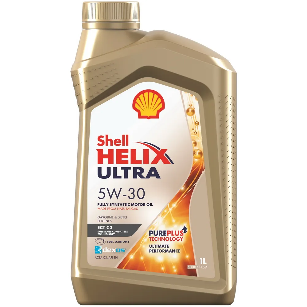 Масло моторное SHELL Helix Ultra ECT AH 5W-30 синтетическое 1 л 550047964