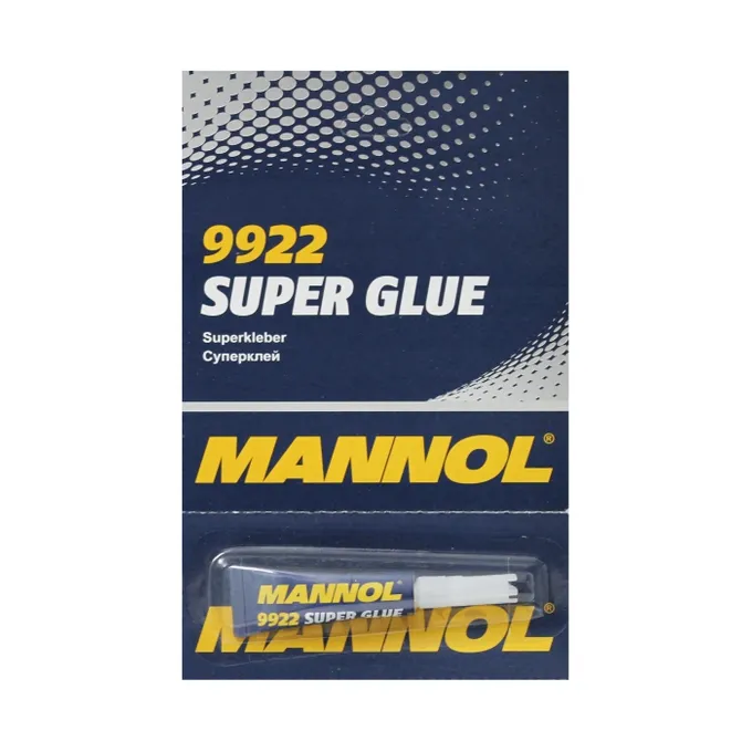 Клей секундный super glue 3гр 12штуп 2439 MANNOL 2439