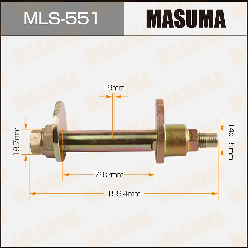 Болт эксцентрик Toyota MASUMA MLS-551