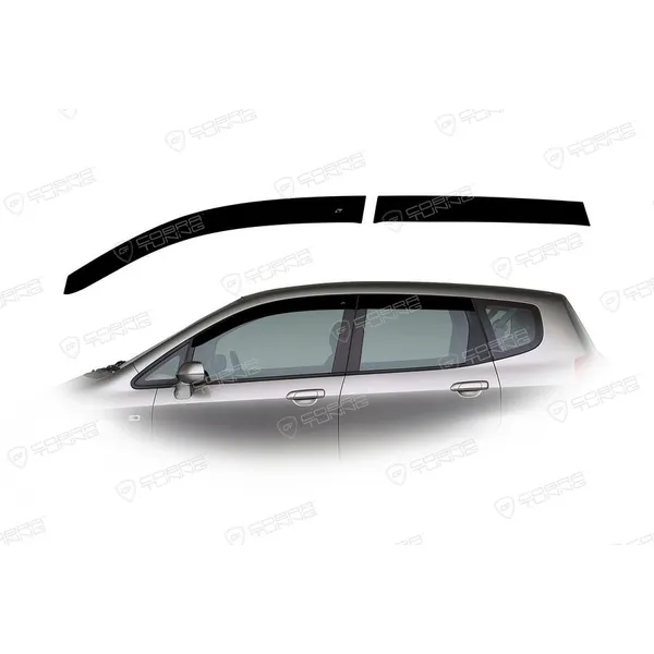 Дефлектора на окна Honda Jazz I/Fit 2002-2008EuroStandard деф.окон Cobra Tuning HE10902