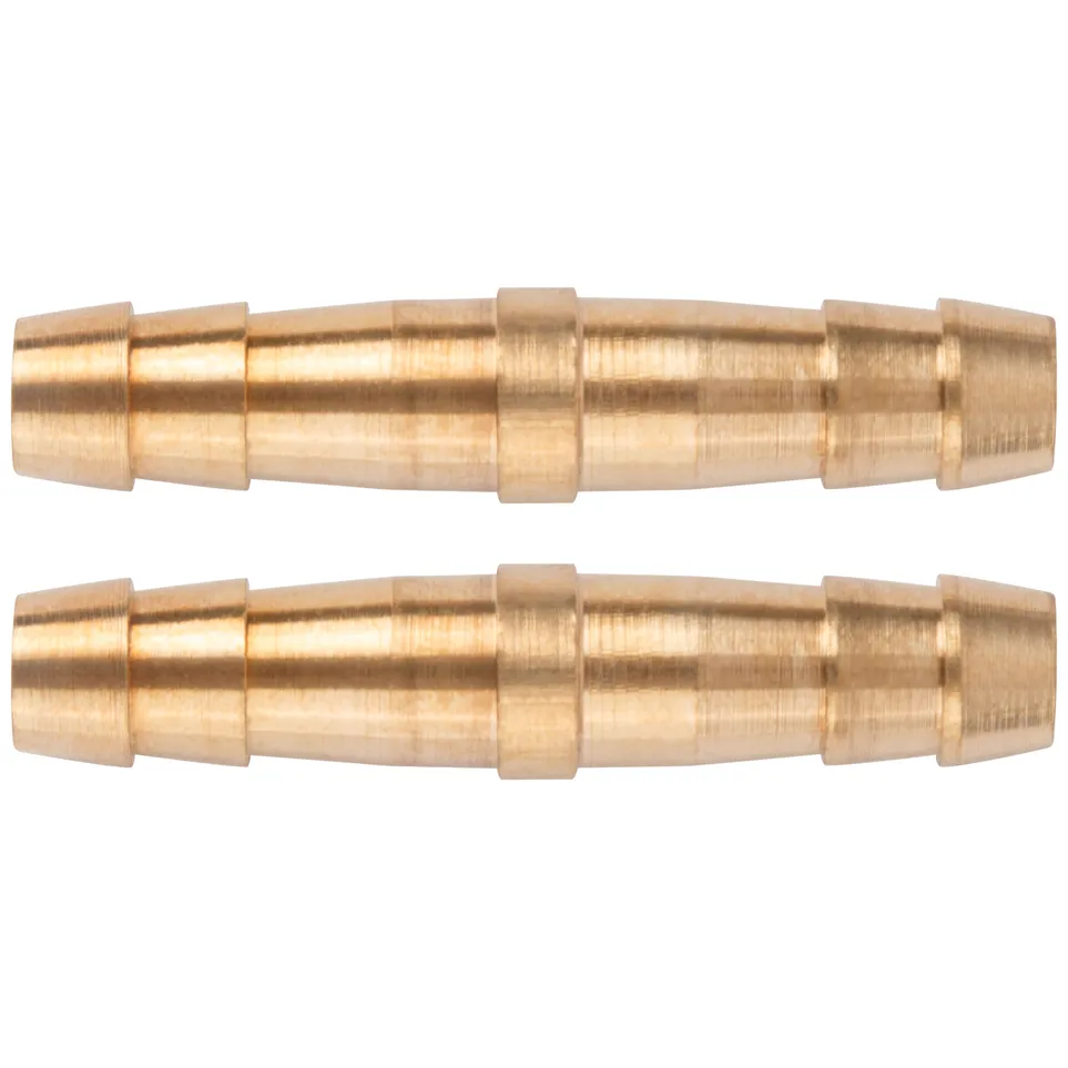 Адаптеры-соединители елочка  8 мм, латунь, 2 шт. FIT 81117