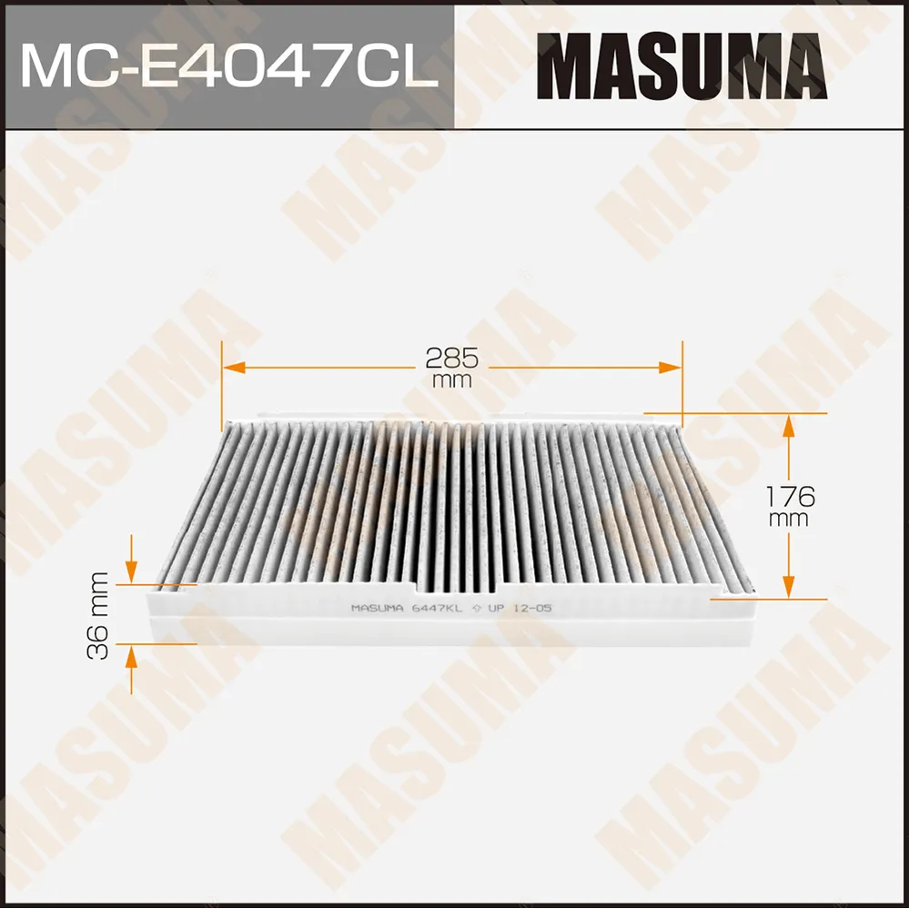 Фильтр салона MASUMA MC-E4047CL