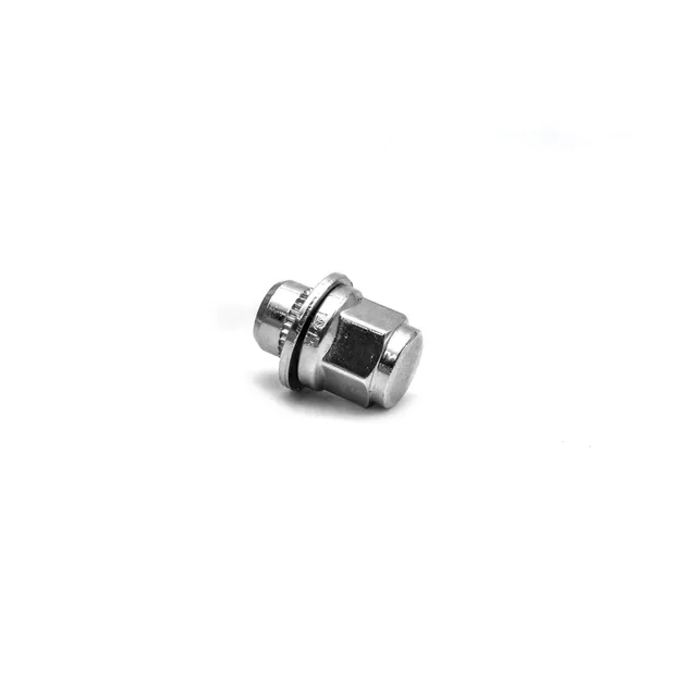 Гайка M12X1,50 37,5мм Прессшайба, носик 18,5мм, закр кл21мм, плоская Хром SDS FPA00038CHX