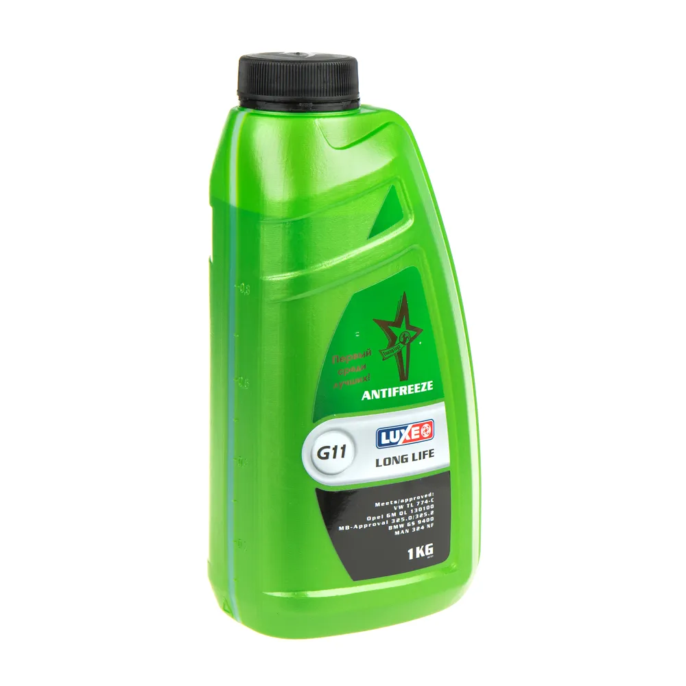 Антифриз Luxe Green Line готовый зеленый 1 кг 667