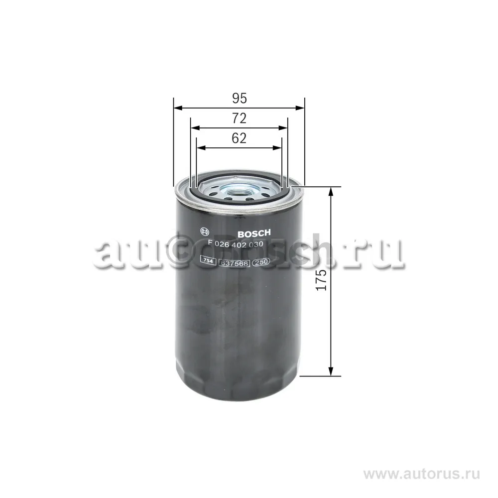 Фильтр топливный BOSCH F 026 402 030