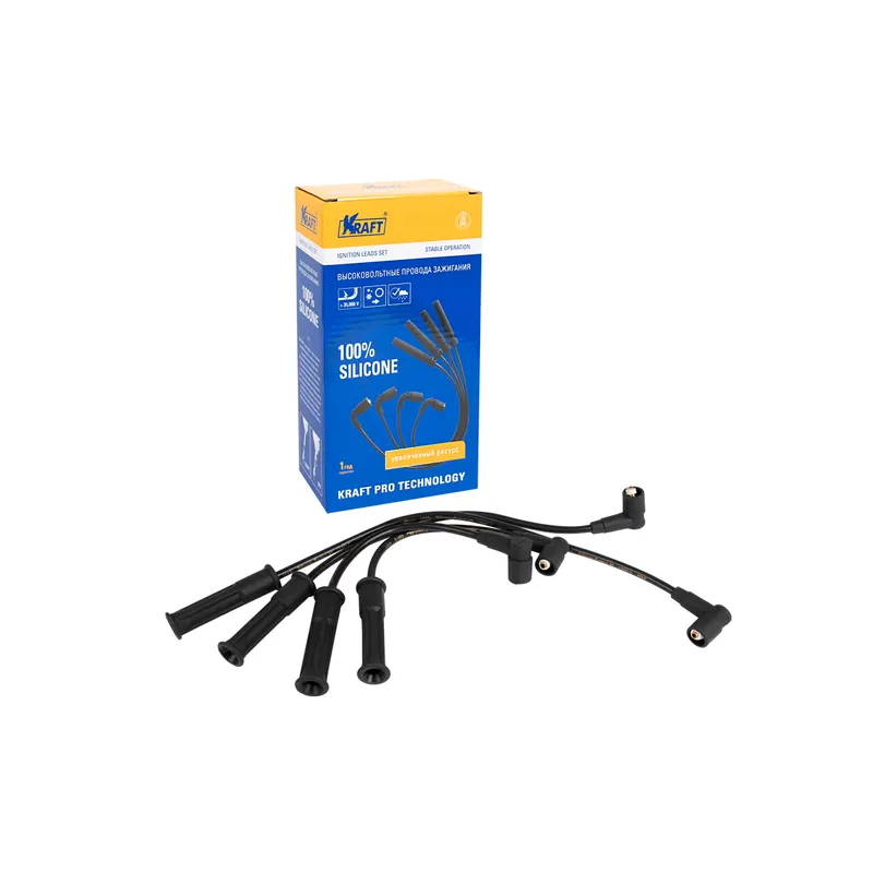 Провода зажигания в/в Renault Logan (04-) 1.4-1.6 OBERKRAFT KRAFT KT042407