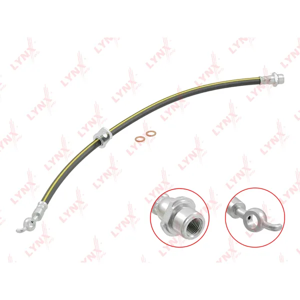 Шланг тормозной передний L TOYOTA Carina E 92-97 / Nadia 98-03 / Gaia 98-04 / LYNXauto BL-3662