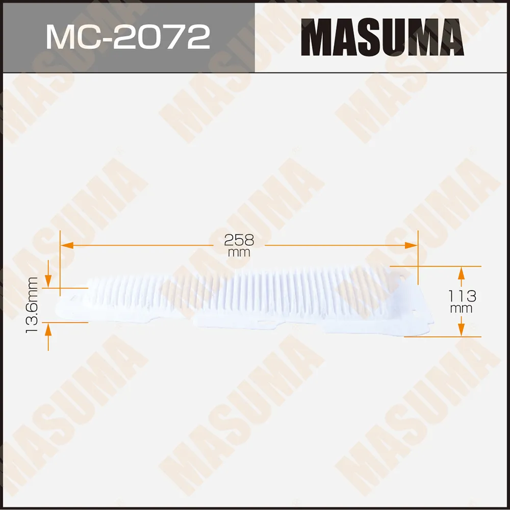 Фильтр салонный MASUMA MC2072