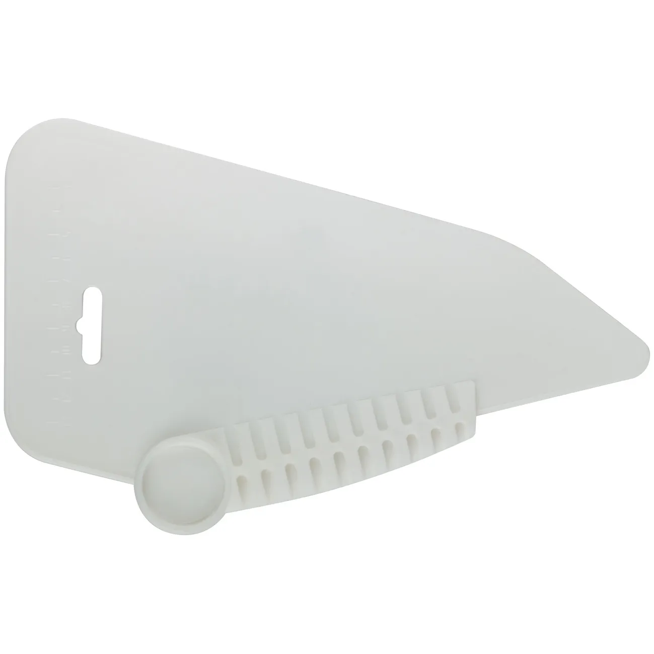 Шпатель прижимной, для разглаживания обоев, пластиковый, белый 280 мм FIT 06905