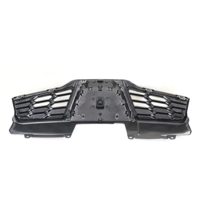 Решетка радиатора черная матовая с хромом Nissan Qashqai 2010-2013 DoCar 62310BR00ADCR