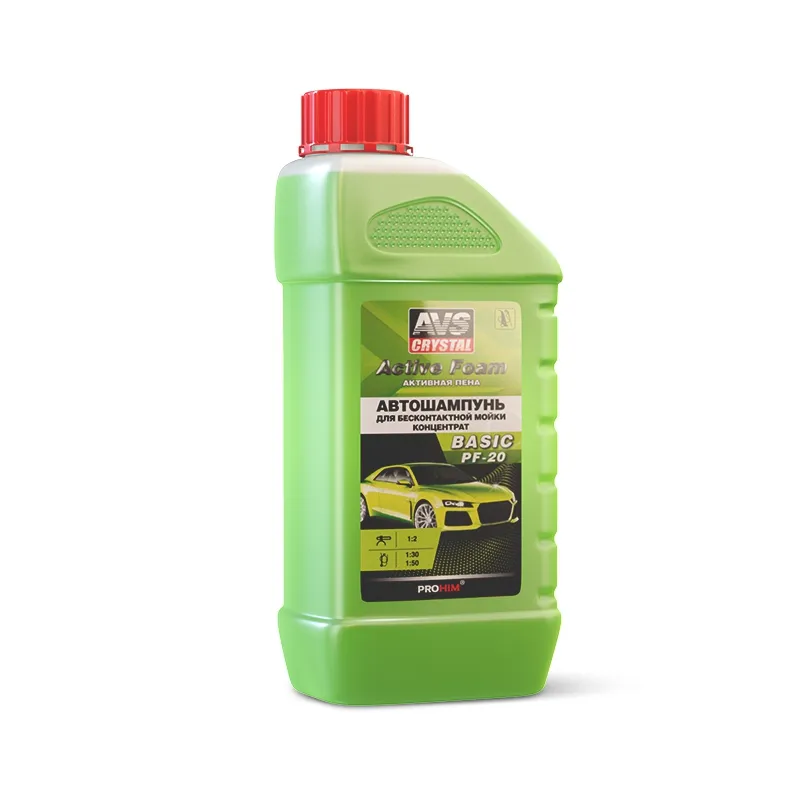 Автошампунь для бесконтактной мойки AVS Active Foam 12 PF-20 BASIC 1 л AVS A07536S