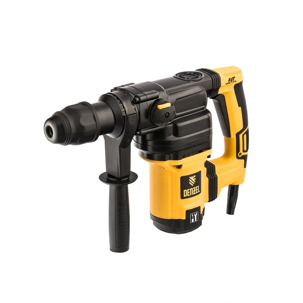 Перфоратор электрический RHV-1050-38-max, SDS-max, 1050 Вт, 10 Дж, 2 плюс 1 реж. Denzel 26620