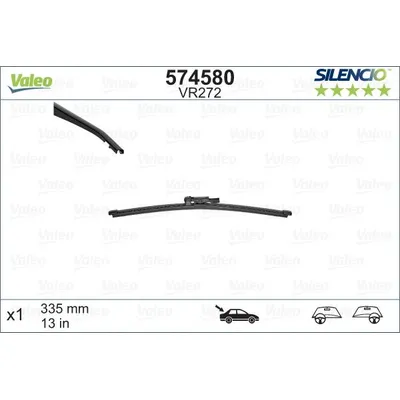 Щетка стеклоочистителя 335 мм 1 шт (VR272) Silencio (Valeo) VALEO 574580