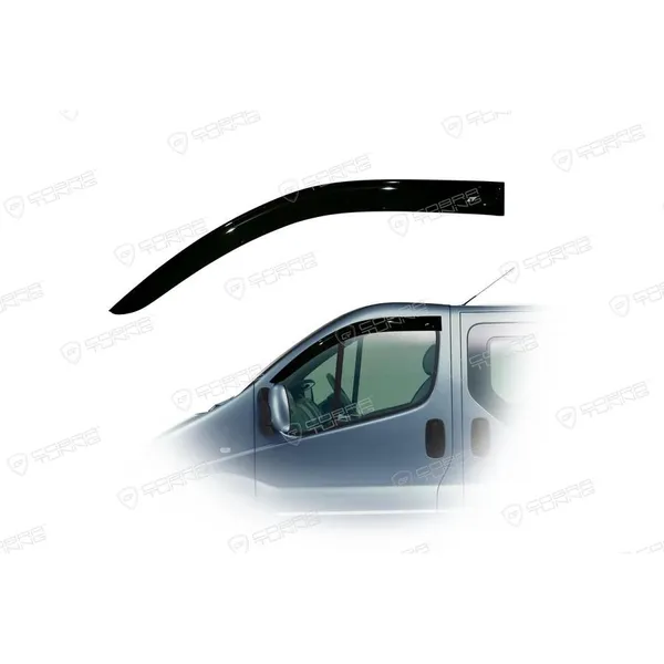 Дефлектора на окна Renault Trafic II 2001/Nissan Primastar 2001EuroStandard деф.окон Cobra Tuning RE11901