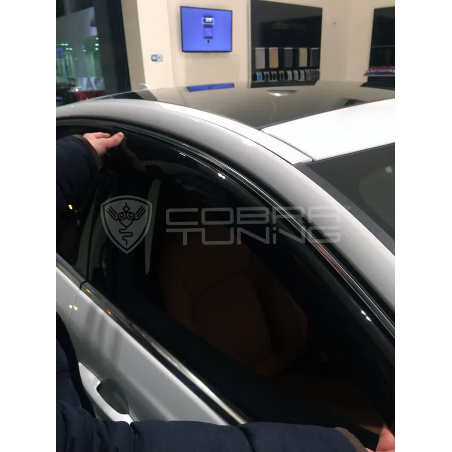 Дефлектора на окна Jaguar XE Sd 2015 деф.окон Cobra Tuning J20415