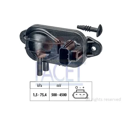 Датчик разности давления FORD: C-MAX (DM2) 1.6 TDCi/2.0 TDCi 07-, FOCUS C-MAX 1.6 TDCi/2.0 TDCi 03-0 FACET 10.3268