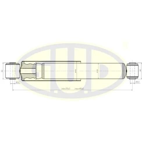 АМОРТИЗАТОР ЗАД ГАЗ MER VITO W638 96-03
