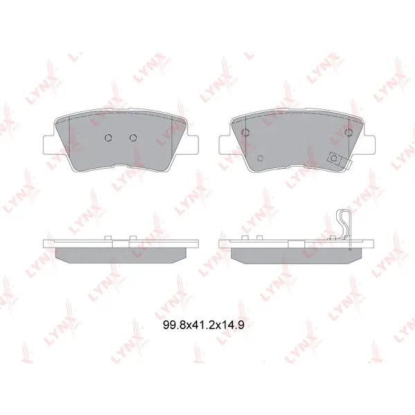 Колодки тормозные LYNXauto BD-3634
