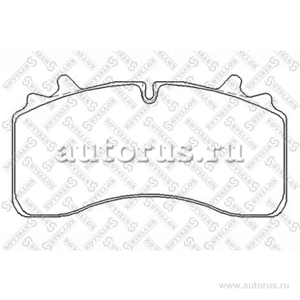 Колодки дисковые с р/к 29162 22.5' SAF SKRB 9022WI Wabco Integral STELLOX 85-11427-SX