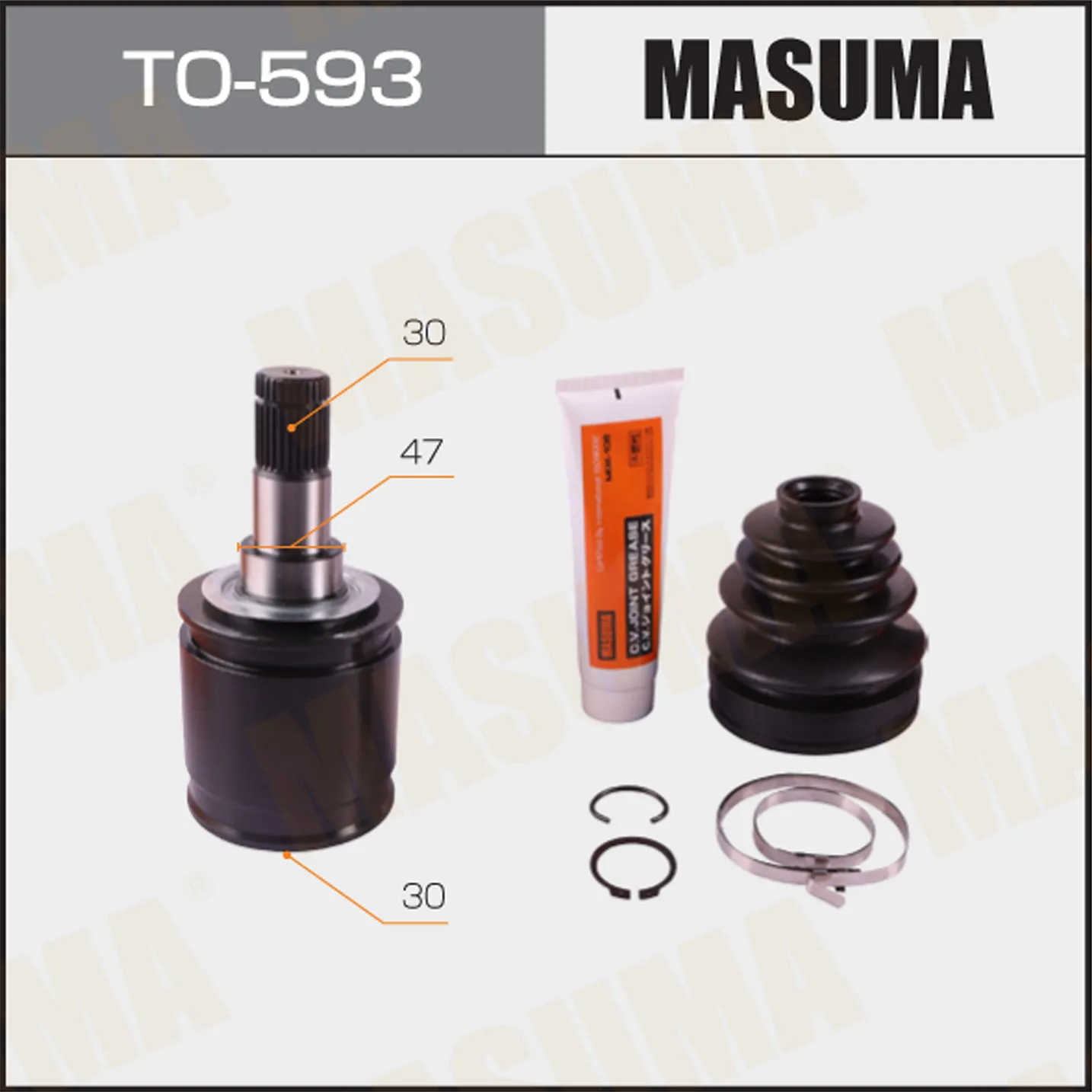 ШРУС внутренний MASUMA TO593