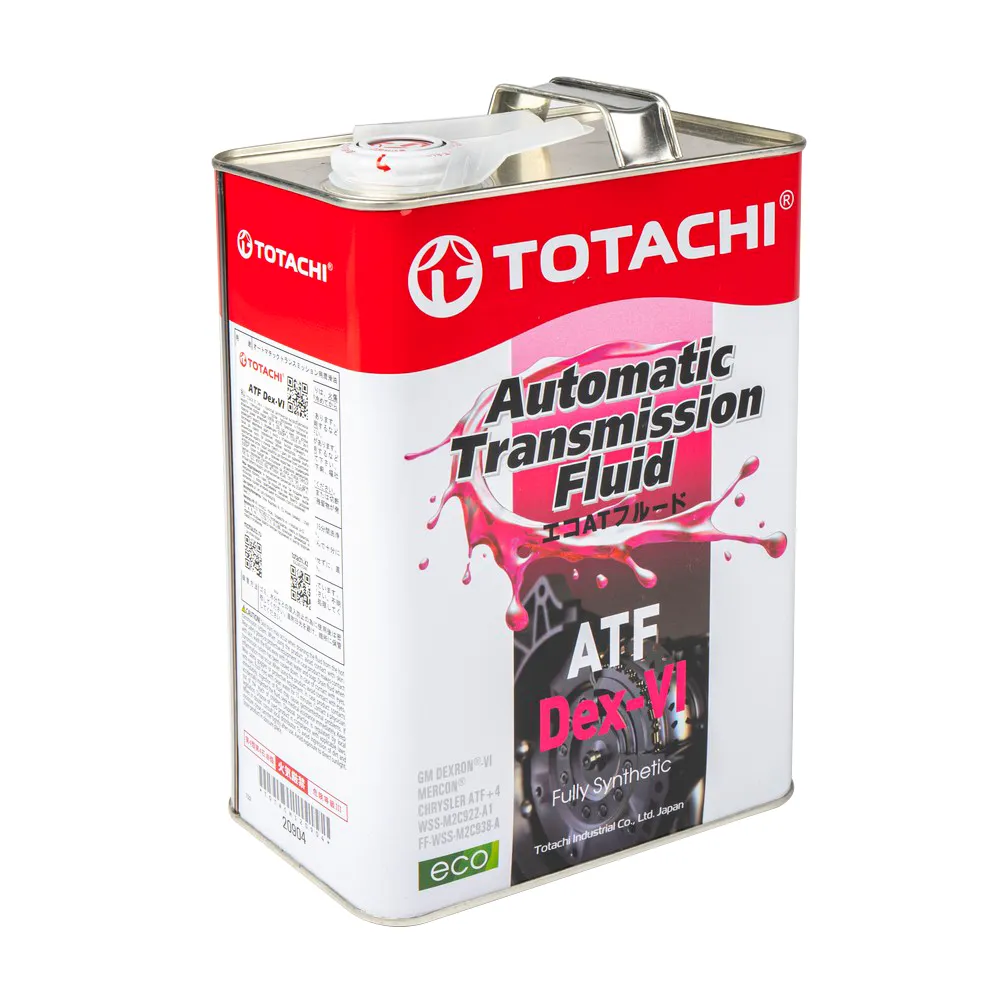 Масло трансмиссионное TOTACHI ATF Dex- VI синтетическое 4 л 4589904521478