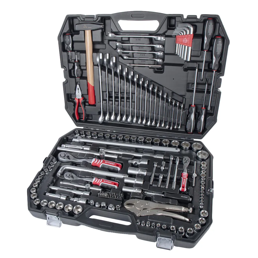 Набор инструментов 147 пр. 1/4DR, 1/2DR, 3/8DR ARNEZI R0900147