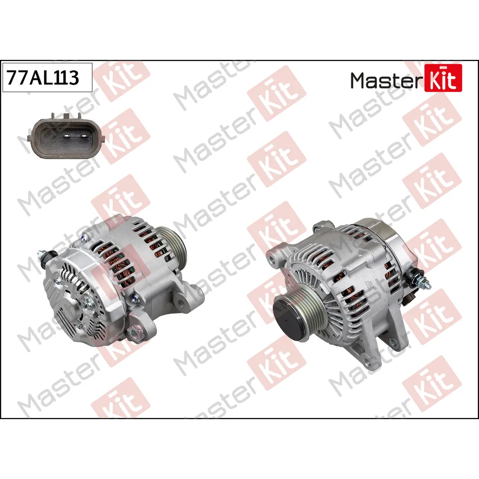 Генератор HYUNDAI H-1, KIA SORENTO 2.5CRDi 06-> MASTERKIT 77AL113