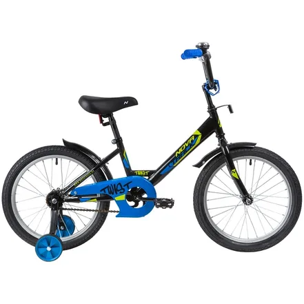 Велосипед 18 хардтейл Novatrack Twist (2020) количество скоростей 1 рама сталь 11,5 черный