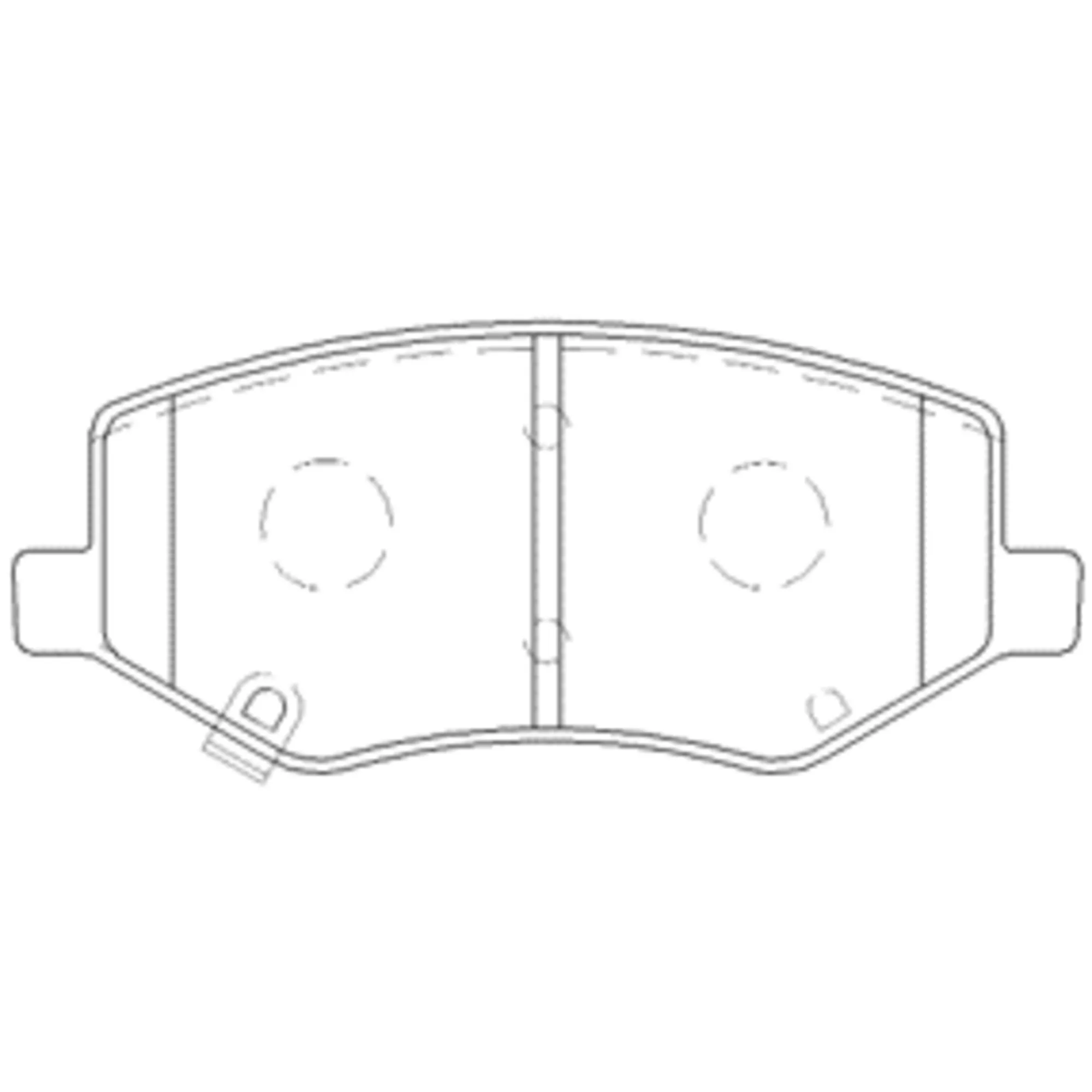 Колодки передние JAC JS4 2020 -> / Refine 2014 -> / S2 2015 -> / S3 CTR GK1543