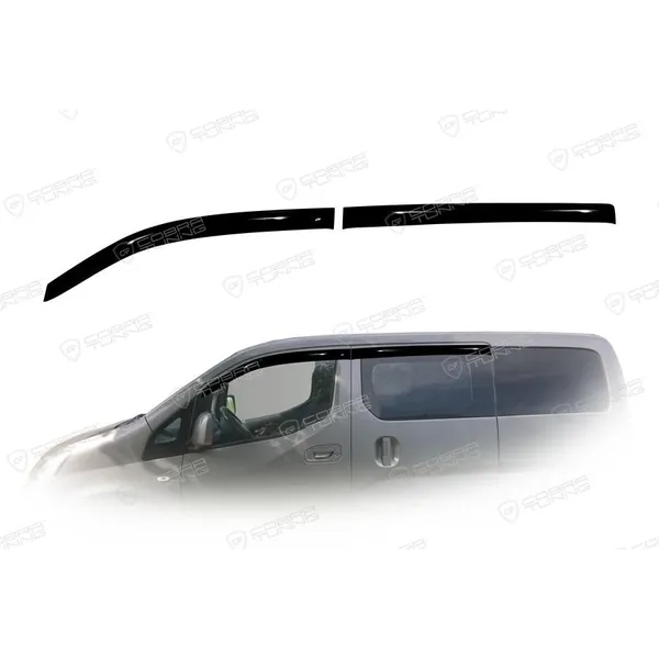 Дефлектора на окна Nissan NV200 5d 2009 деф.окон Cobra Tuning N18409