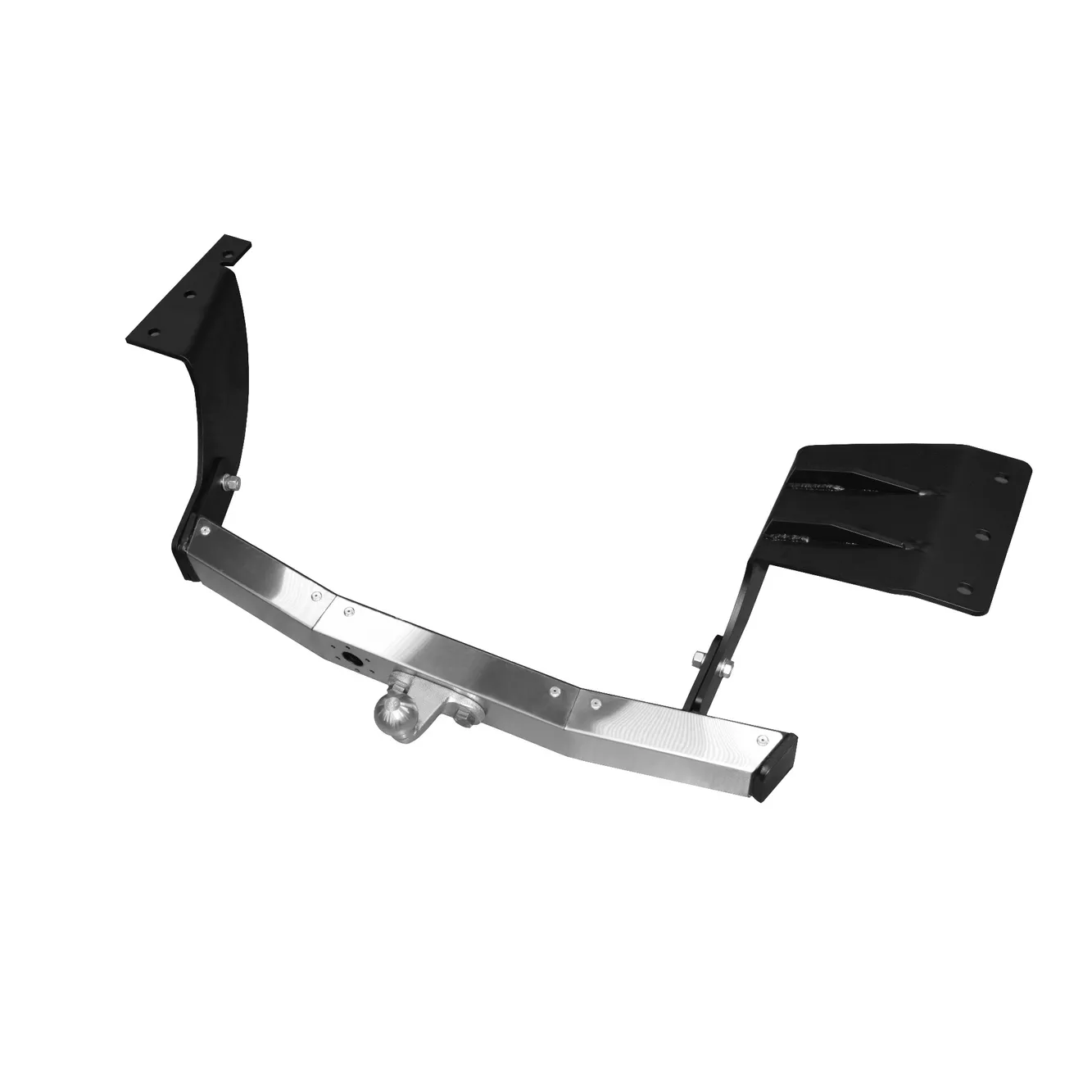 ТСУ /тип F/ с НЕРЖ накладкой MITSUBISHI Outlander XL 2007-2012/ CITROEN С-Сrosser 2007-2012/ PEUGEOT 4007 2007-2012