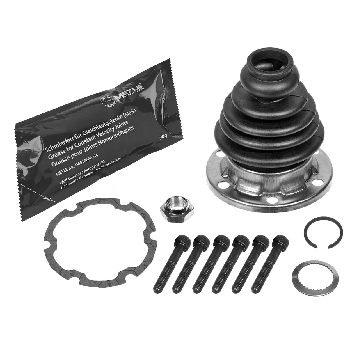 Пыльник ШРУСа внутренний комплект AD A4Q VW G2/G3/B3/B4 внутр L MEYLE 100 498 0080