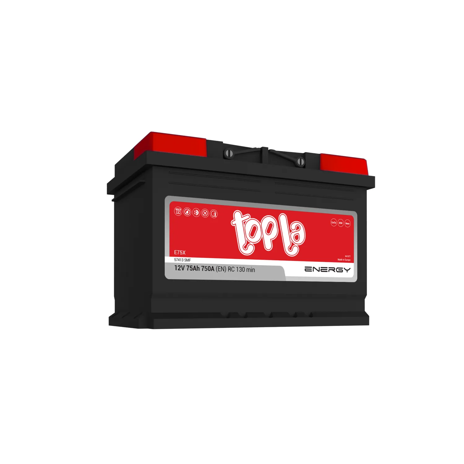 Аккумулятор TOPLA Energy 75 А/ч прямой L+ 278x175x190 L3 EN 700 А