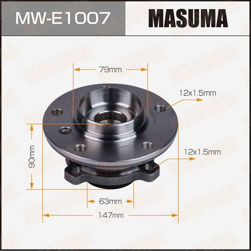 Ступичный узел MASUMA MW-E1007