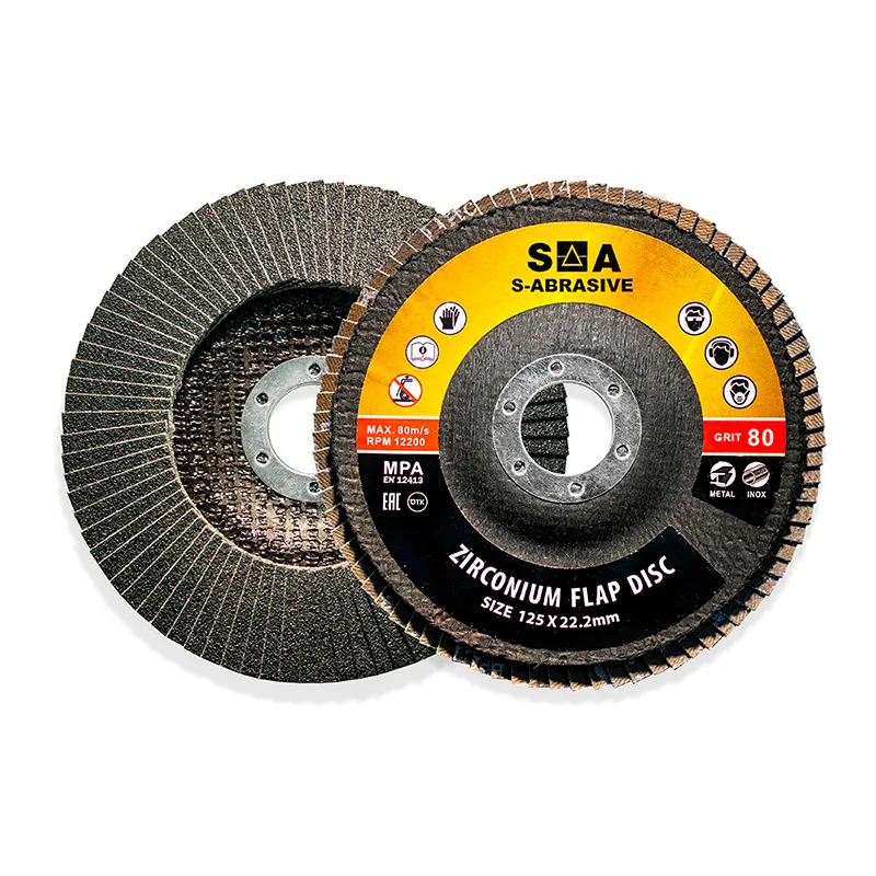 Лепестковый диск S-ABRASIVE T27 125х22,2, P40, плоская S-Abrasive 2712522240007