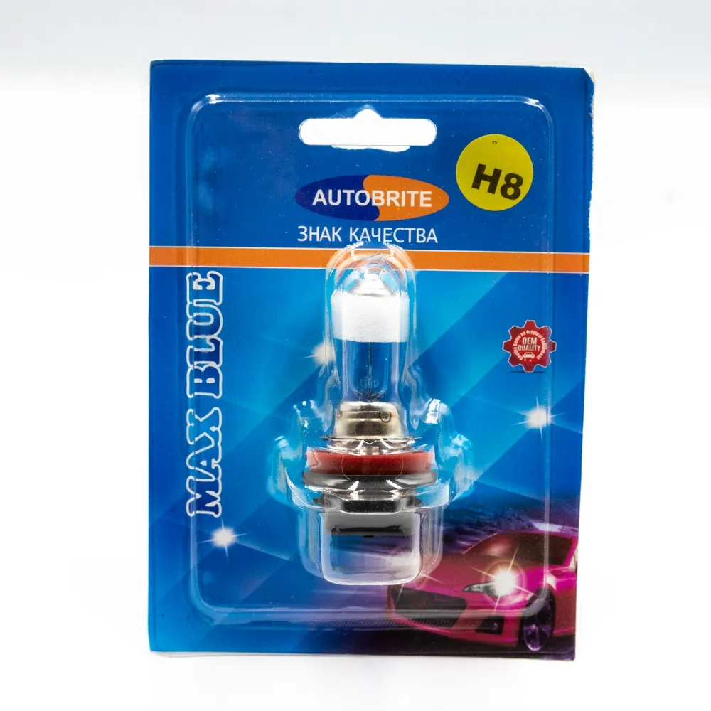 Лампа 12V H8 35W PGJ19-1 AUTOBRITE MAX BLUE 1 шт. блистер A80007BM