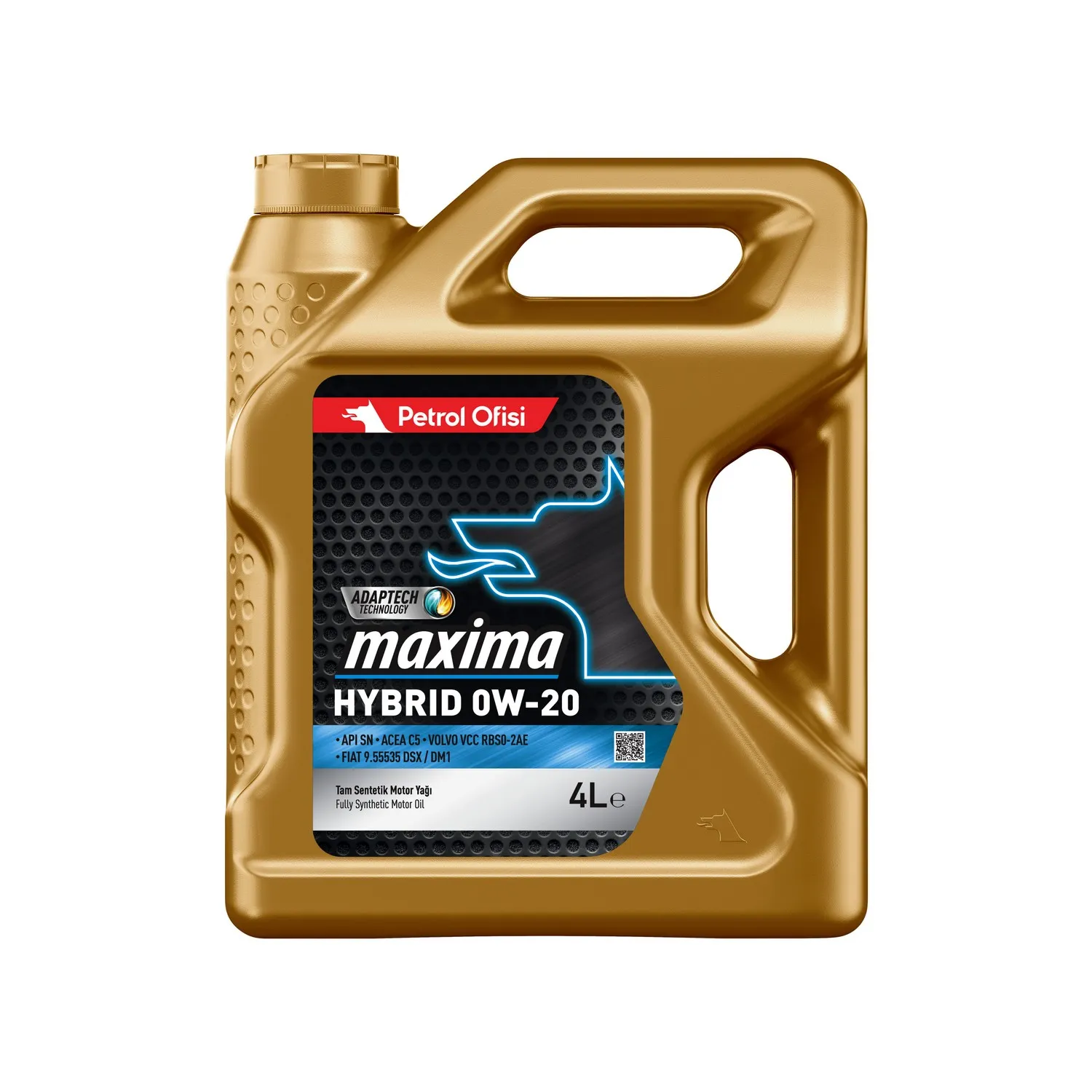 Масло моторное MAXIMA HYBRID 0W-20 4 л. Petrol Ofisi 400001487