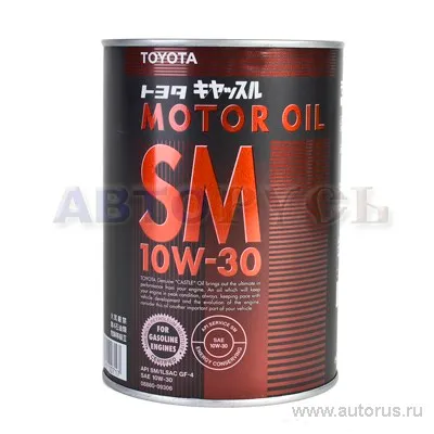 Масло моторное TOYOTA Motor Oil SM 10W-30 минеральное 1 л 08880-09306