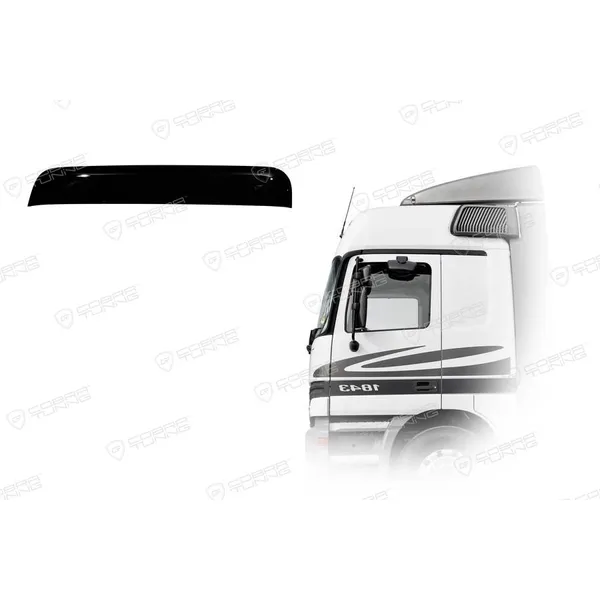 Дефлектора на окна Mercedes Benz Actros 1843 (ПРЯМОЙ) накл.деф.окон Cobra Tuning M1003