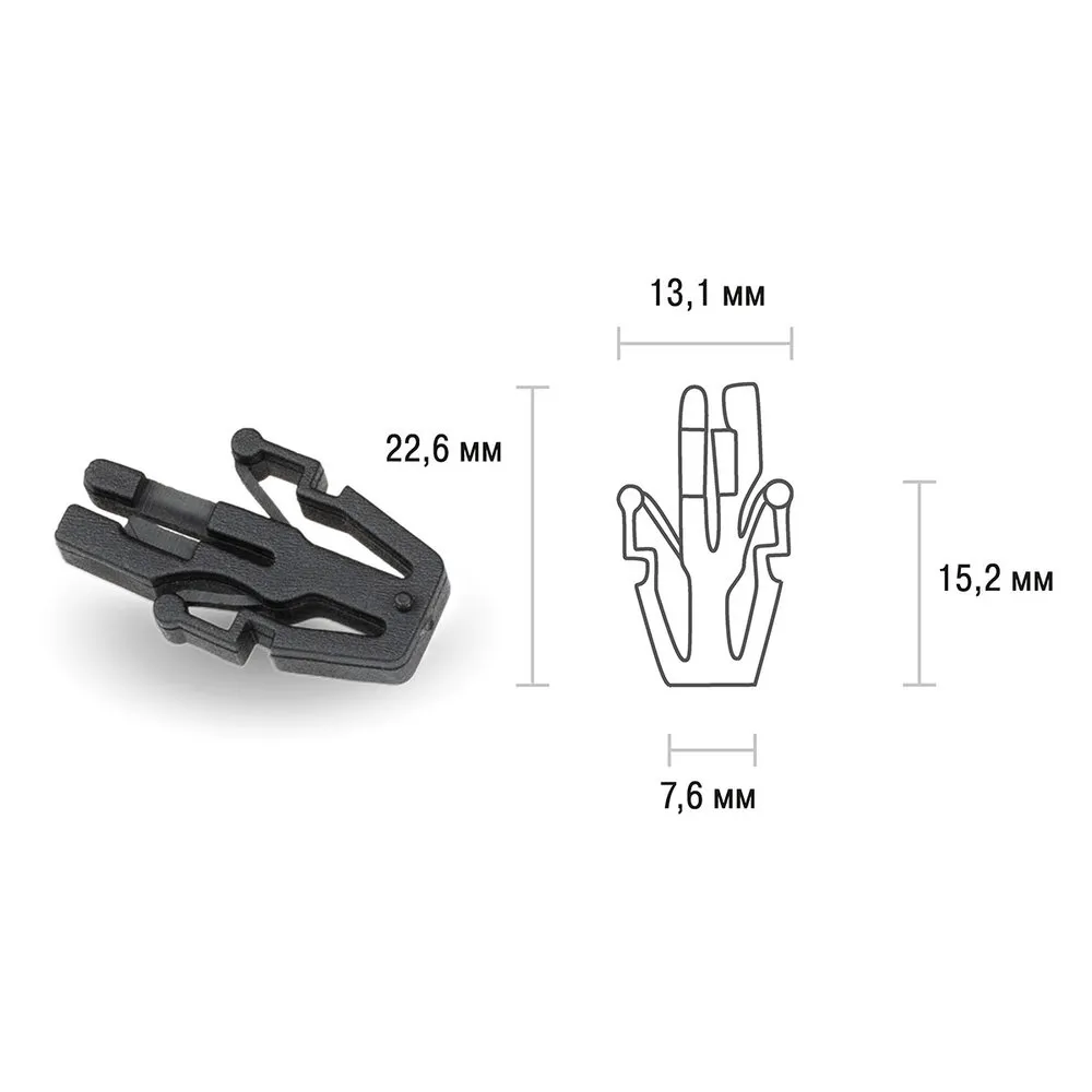 Клипса TOYOTA, LEXUS 044 распорная (min50); SKYWAY SKYWAY S05601044