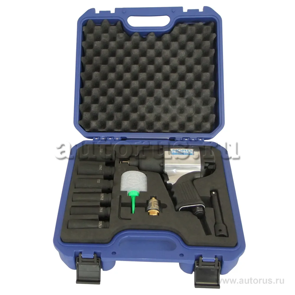 Пневмогайковерт С Глубокими Головками В Кейсе NORDBERG IT250KD