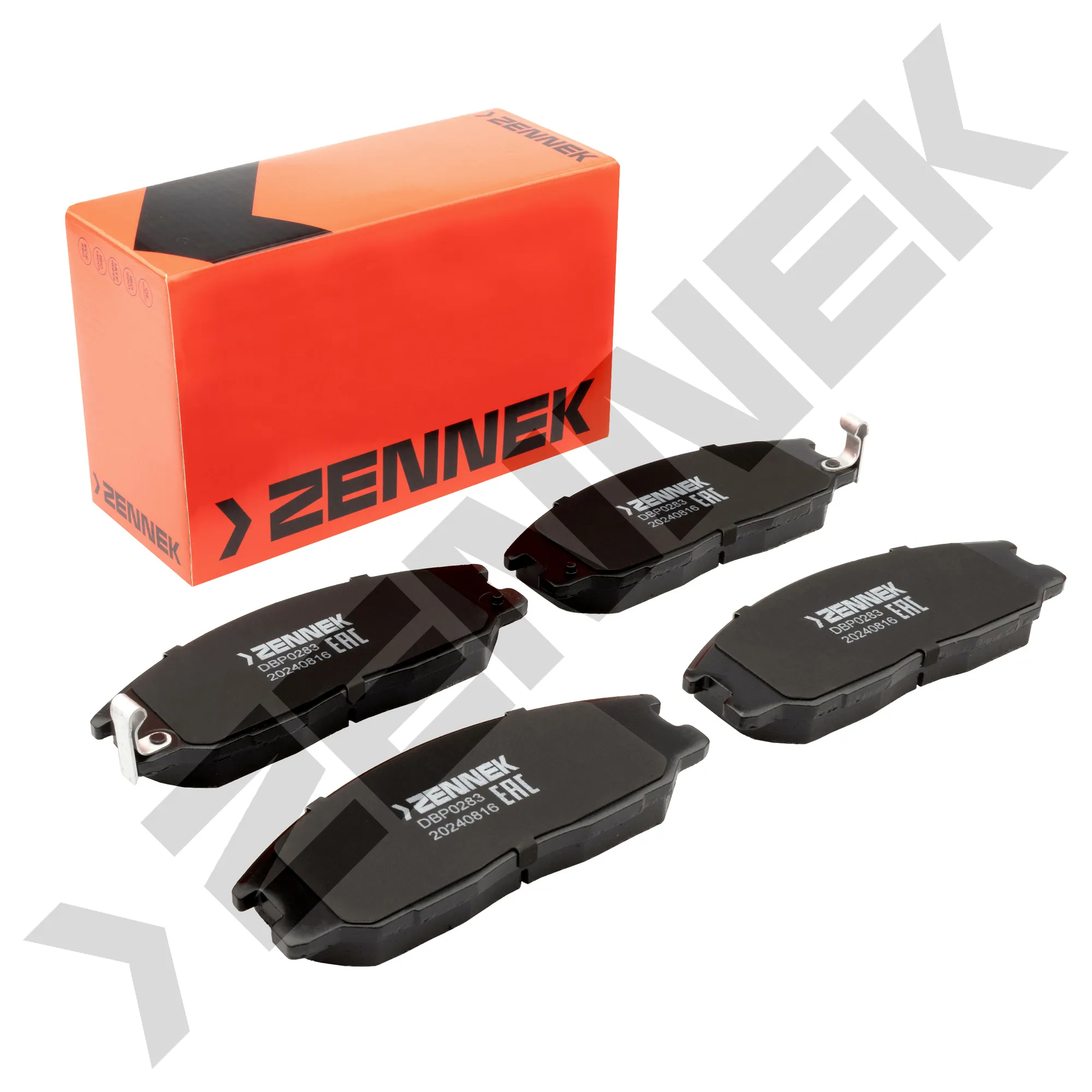 Колодки тормозные дисковые передние HYUNDAI SANTA FE 01-06, H-1 00- ZENNEK DBP0283