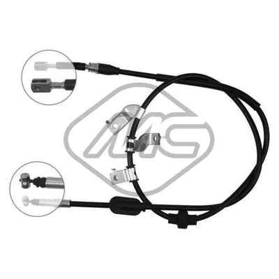 ТРОС РУЧНИКА 25 ALL (DRUM BRAKE) SX-LH