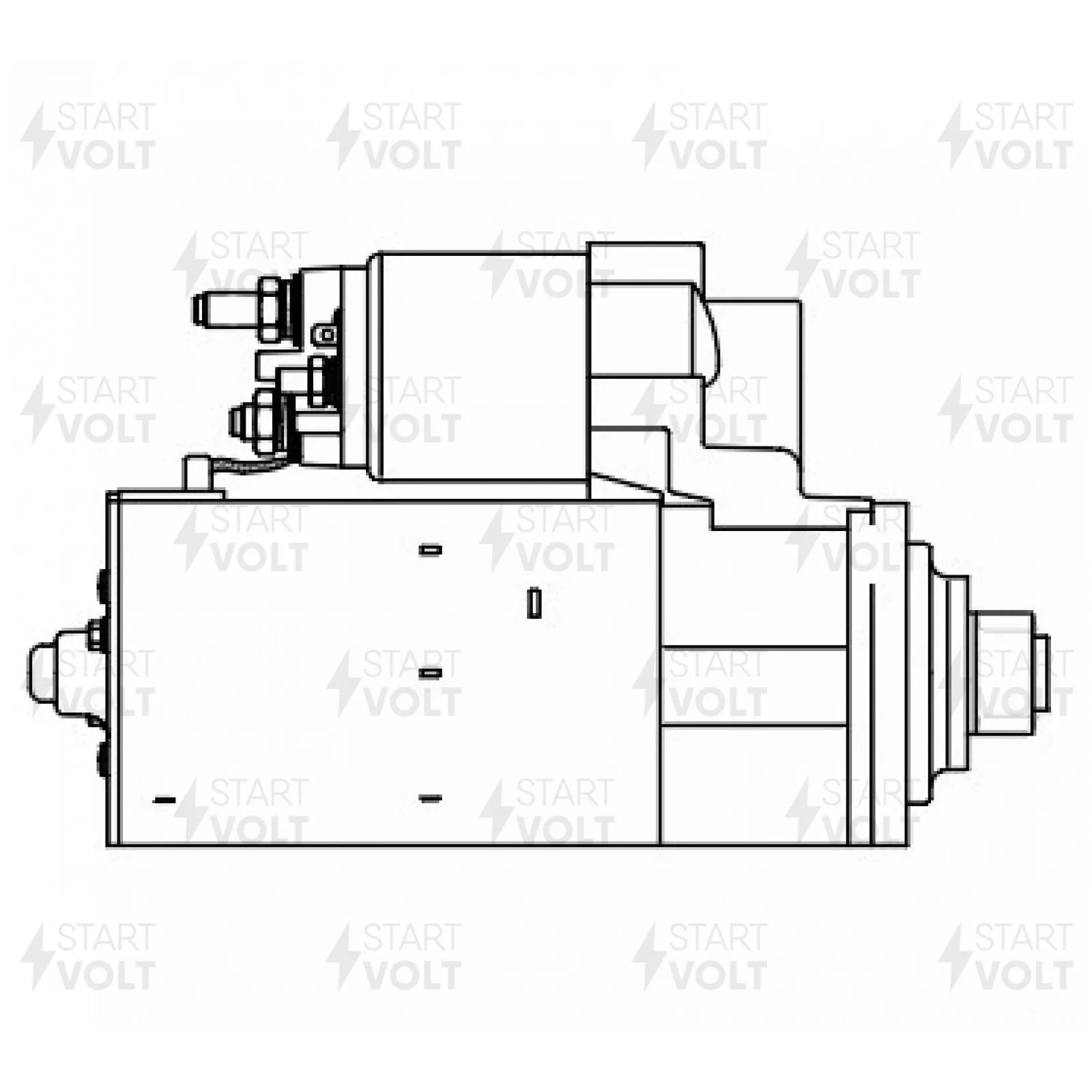 Стартер 2 кВт STARTVOLT LSt 1873
