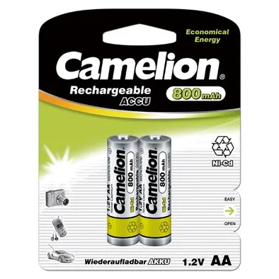 Батарейка Ni-Cd Camelion Rechargeable AA 1,2V (2 шт) NC-AA800BP2