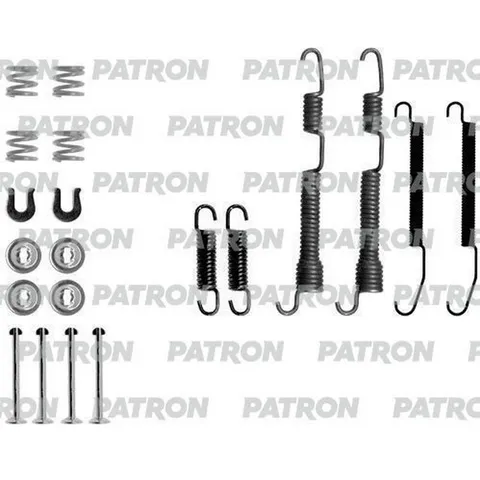 Комплект монтажный тормозных колодок барабанных MITSUBISHI: COLT III 88-92, COLT IV 92- PATRON PSRK0092
