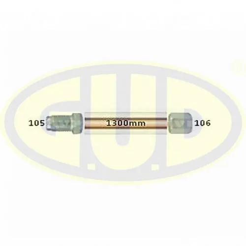 ТРУБКА ТОРМОЗНАЯ WP-107 L=1300MM МЕДНАЯ G.U.D 1051061300
