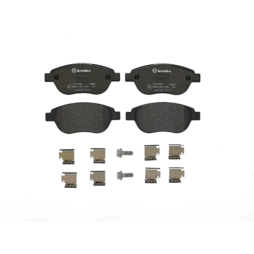 Колодки передние BREMBO P61068