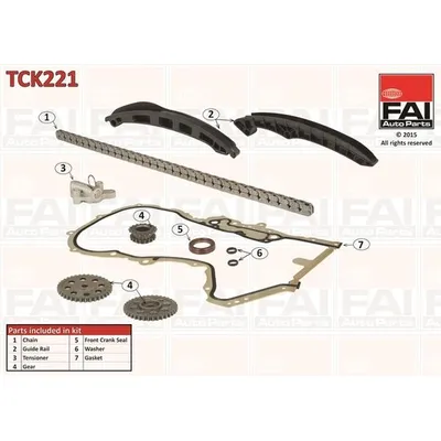Комплект цепи ГРМ FAI AUTOPARTS TCK221