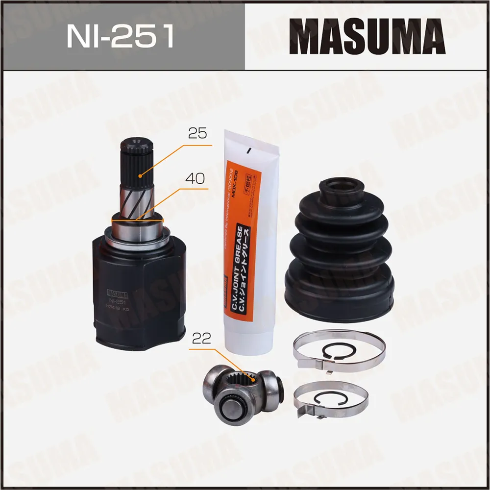 ШРУС внутренний MASUMA NI251